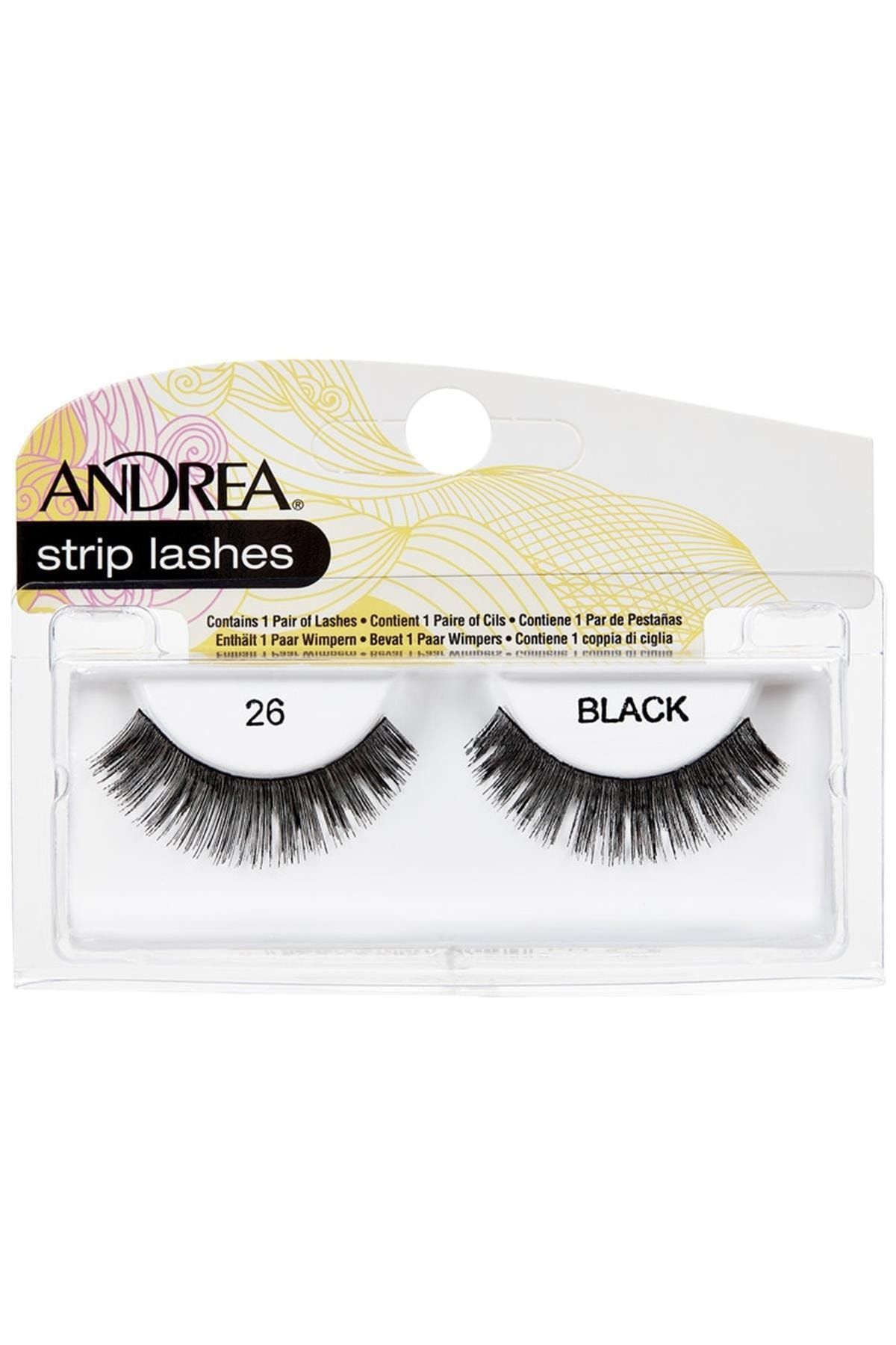 ANDREA Strip Lashes Siyah Takma Kirpik 26