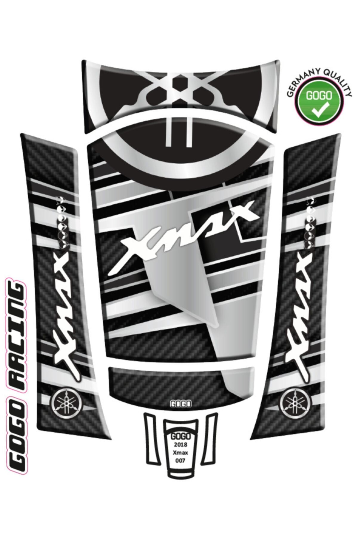 MotoExpressStore Yamaha Xmax 2018-2021 Tank Pad