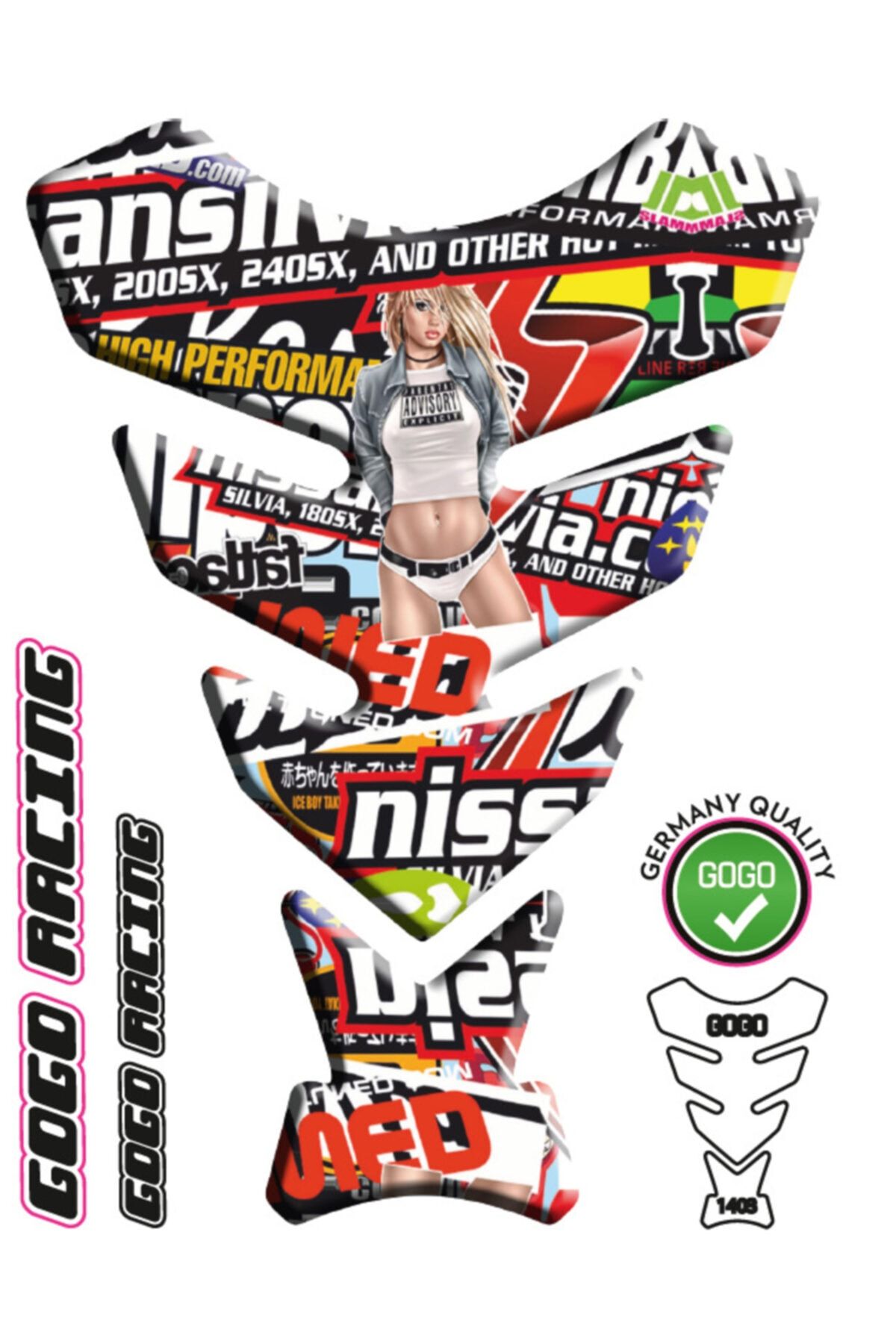 MotoExpressStore Helloflush Universal Tank Pad