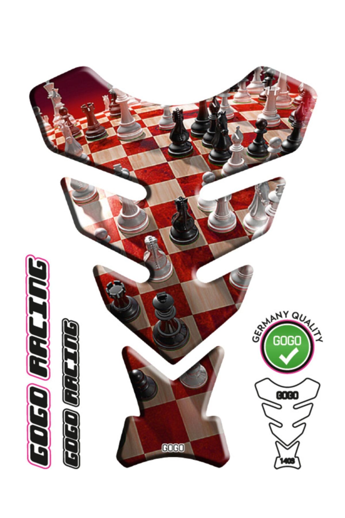 MotoExpressStore Satranç Universal Tank Pad