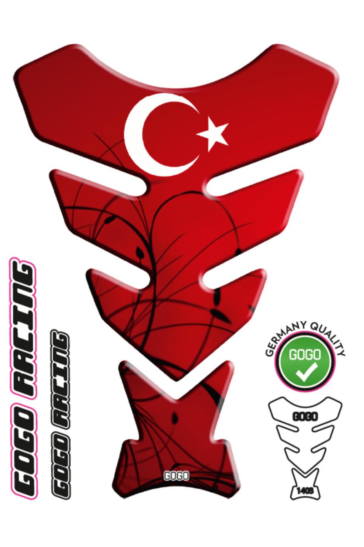 MotoExpressStore Türk Bayrağı Universal Tank Pad