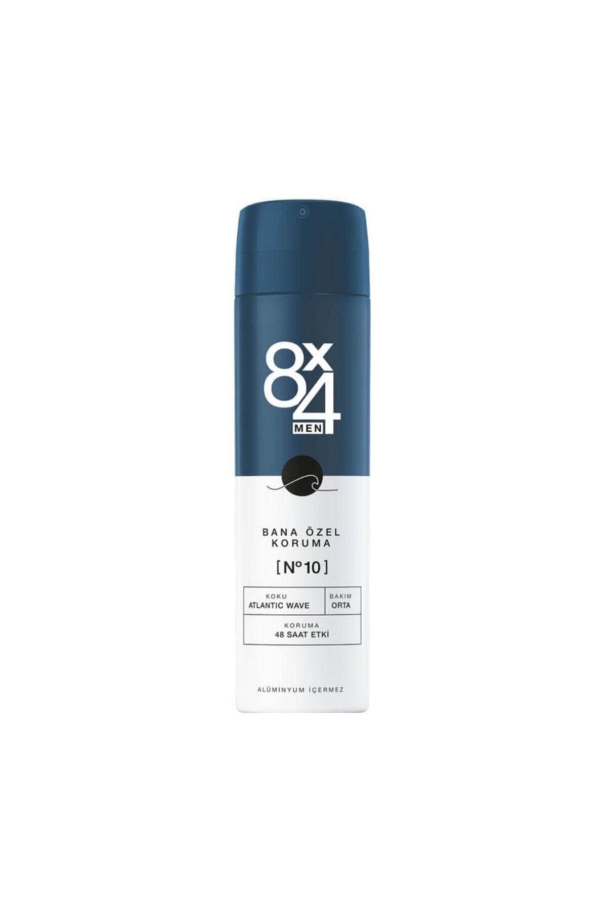 8x4 8 X 4 Men Bana Özel Koruma No:10 Atlantic Wave Erkek Deodorant 150 ml