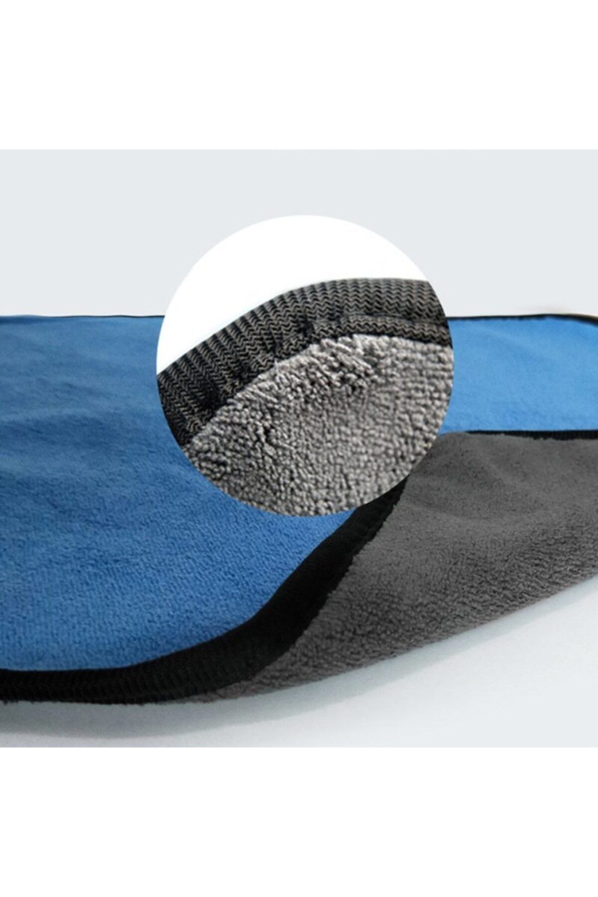 AYLA STAND 10 Adetmavi Araba Yıkama Mikrofiber Havlu Araba Temizleme Kurutma Bezi Hemming Araç Bakım Bezi