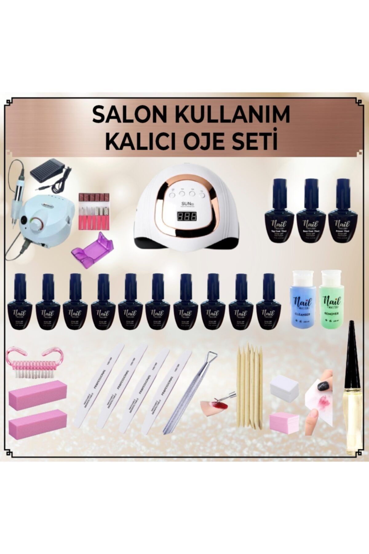 Loreen Salon Kullanım Kalıcı Oje Seti