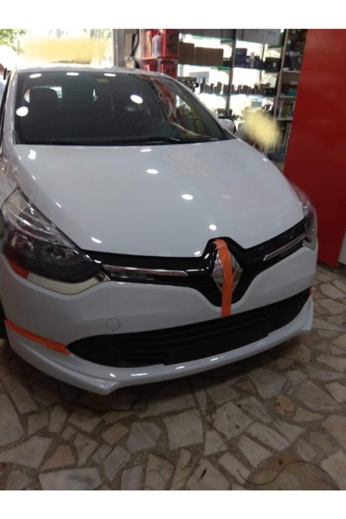 smartspoyler Renault Clio 4 Makyajsız Ön Tampon Eki Astarlı
