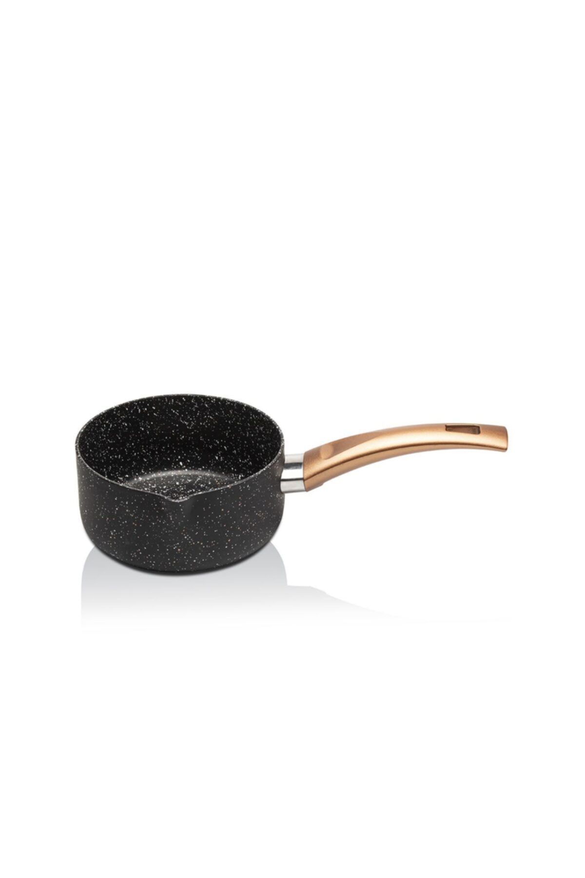 thepassioniz 14 cm Siyah Granit Mini Sütlük