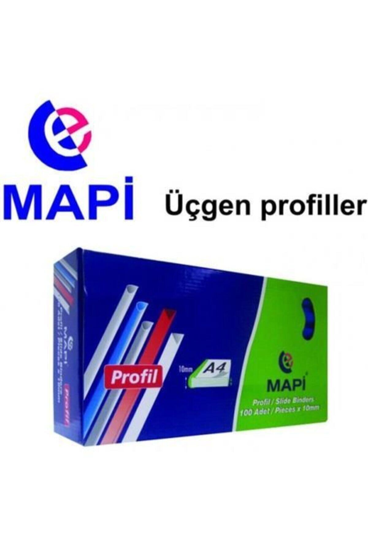 Mapi Üçgen Profil 12 Mm Şeffaf 100 Lü 2141250 (1 Paket 100 Adet)