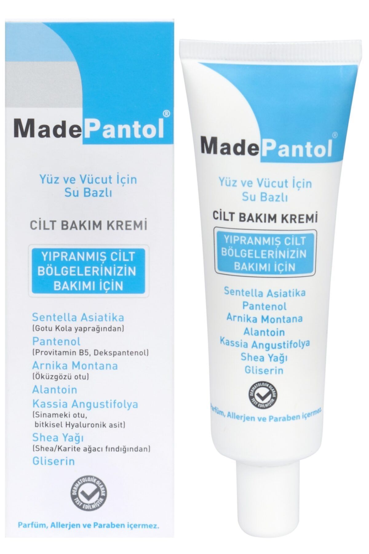 Dermadolin Madepantol Su Bazlı Yüz ve Cilt Bakım Kremi 50 ml