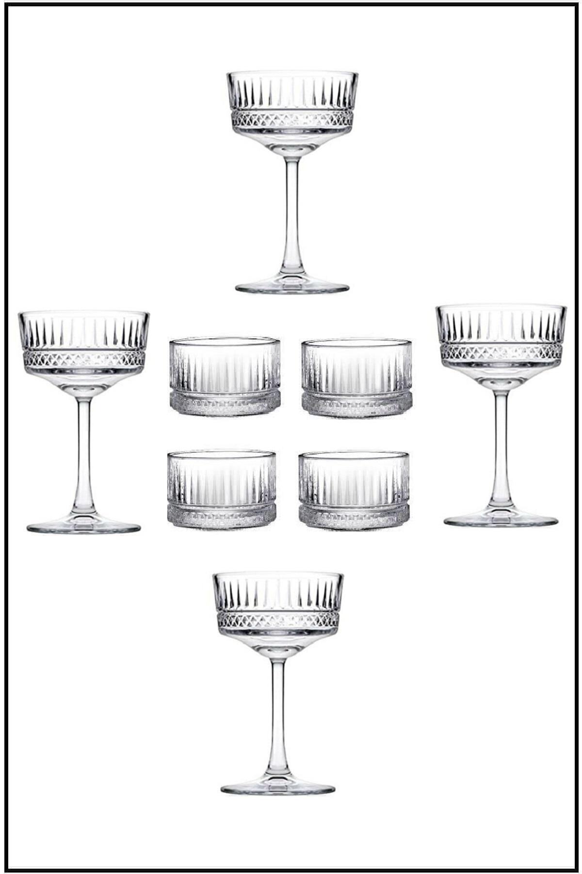 Paşabahçe Elysia 440436 4’lü Kadeh & Elysia 530038 4’lü Kase Set Fma91191 Fma01607