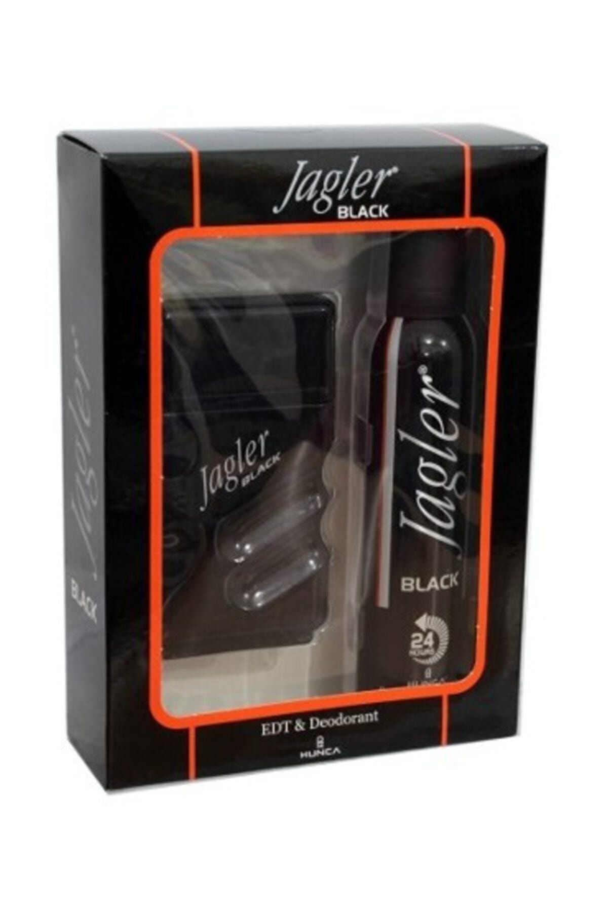 Jagler Black Edt 90 ml 150 ml Deodorant Erkek Parfüm Seti 8690973028532