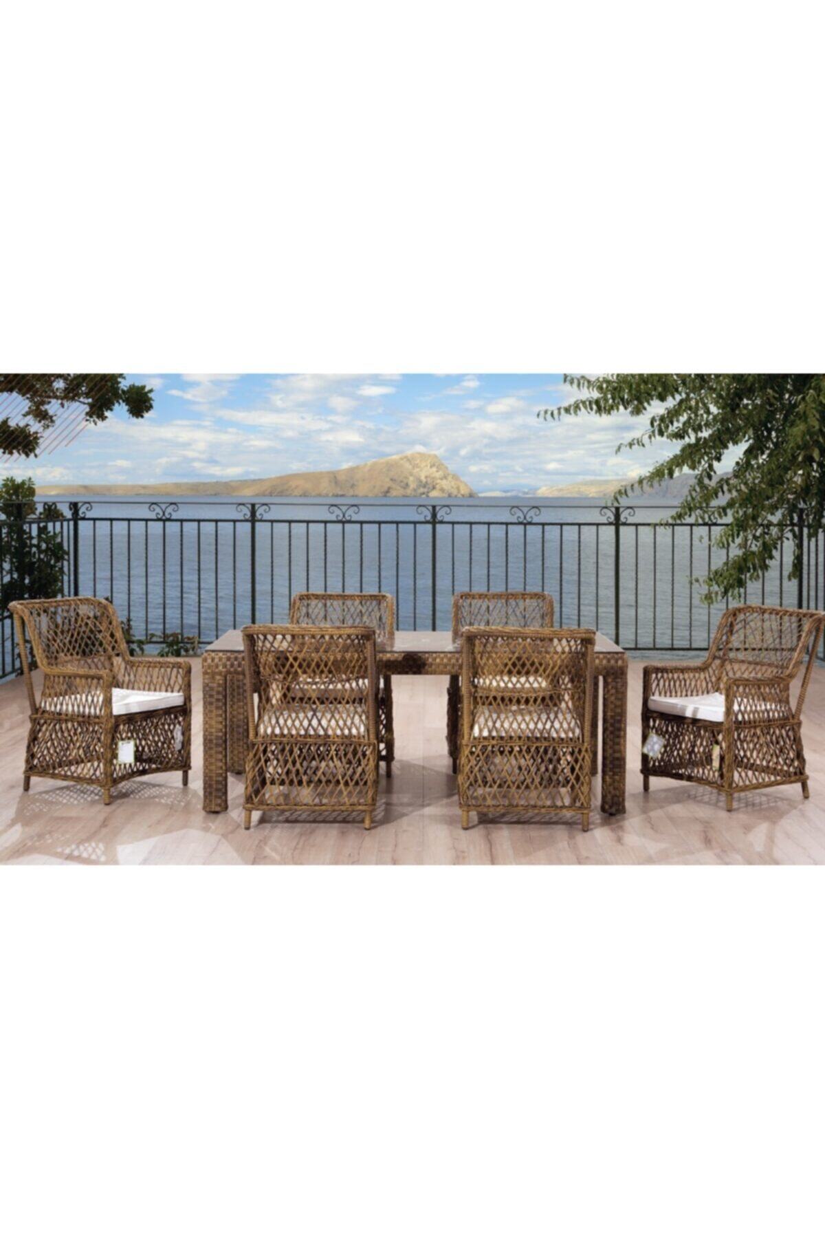 MASSTAŞ Melodi Rattan Bahçe Masa Takımı