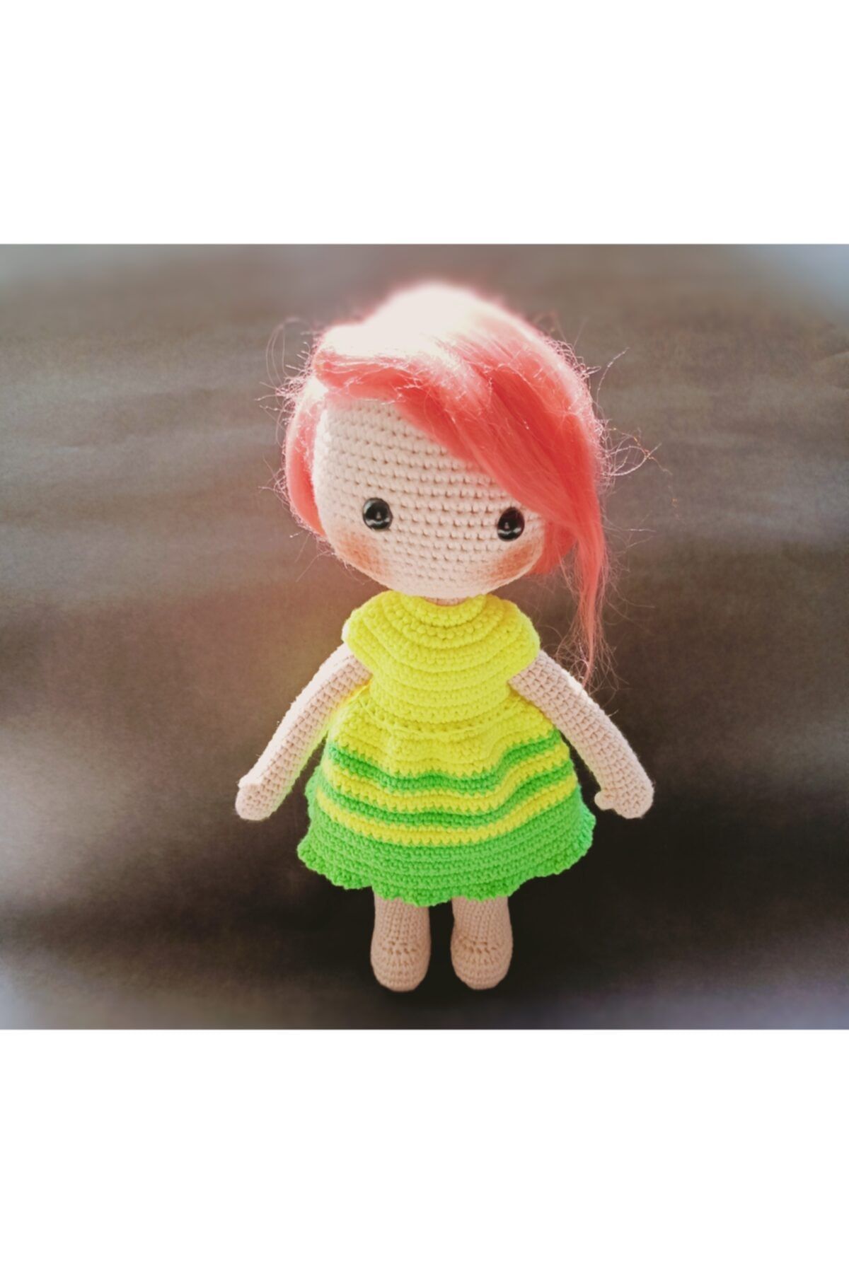 BİLGECE İŞLER Amigurumi Keçe Saçlı Kız