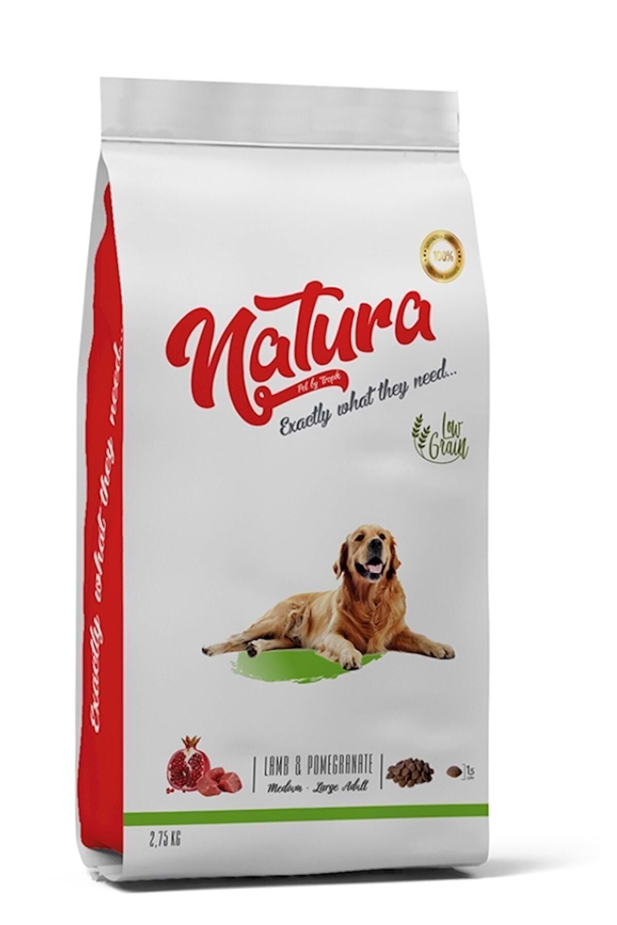 natura Düşük Tahıllı Orta Ve Büyük Irk Yetişkin Köpek Maması Kuzu & Nar 2,75 kg