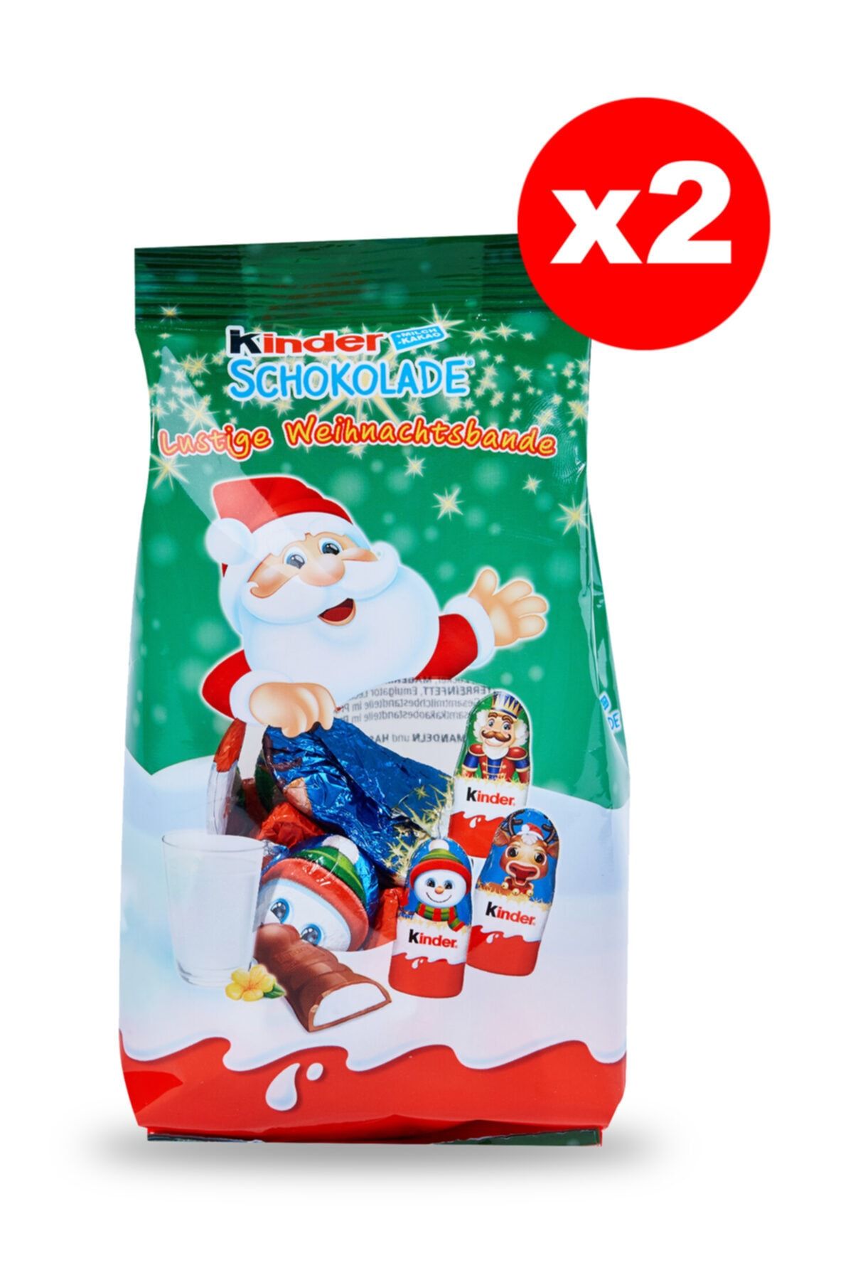 Kinder Noel Baba Figürleri 102 Gram X 2 Paket