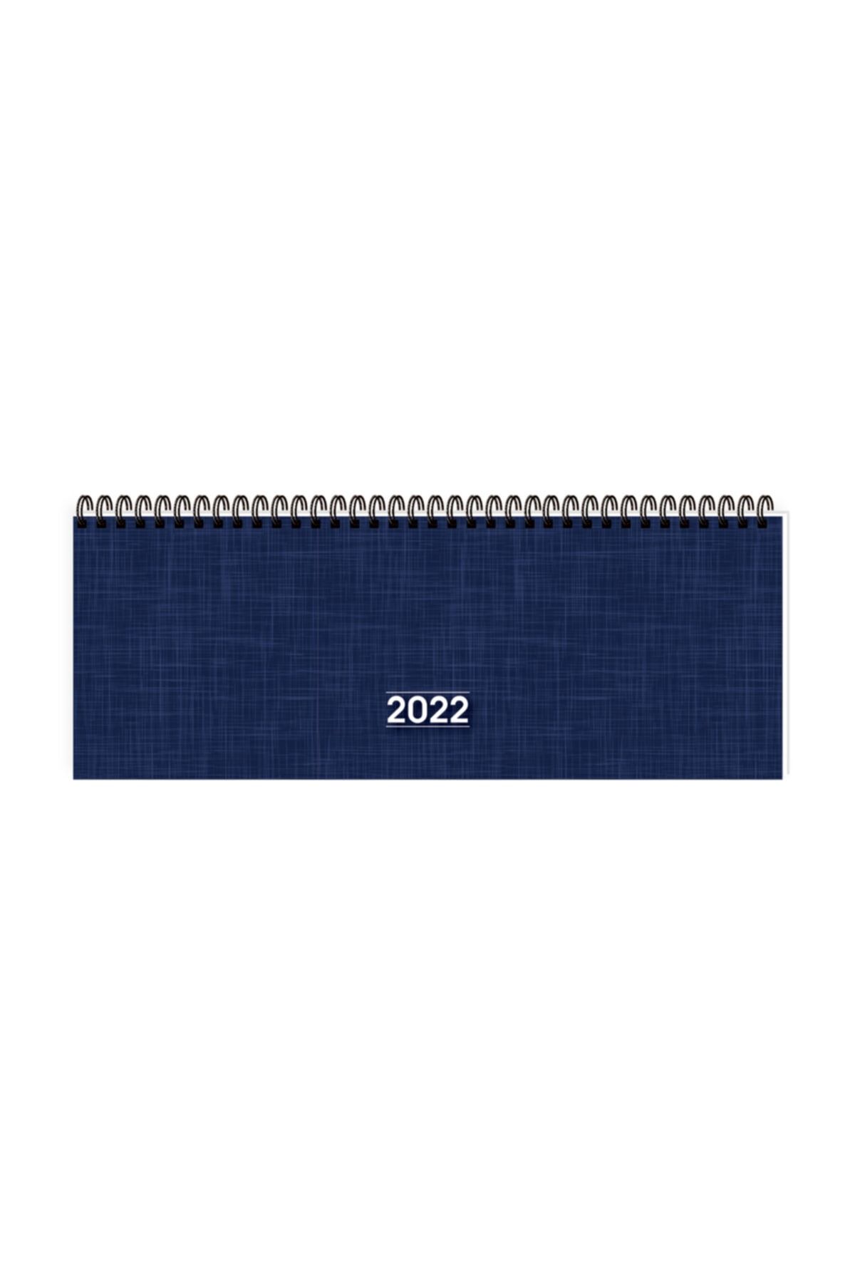 KESKİN COLOR Aj-65 12x33,5cm Spiralli Haftalık Masa Ajandası 2022 Yeni