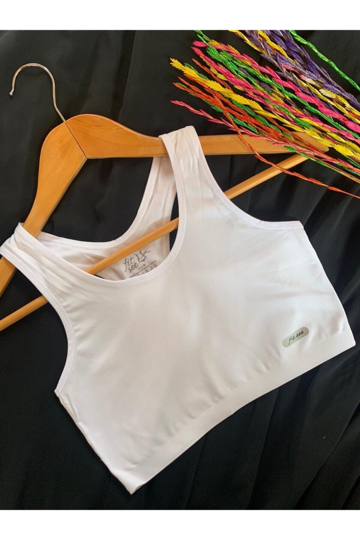 Fitsee Iz Yapmaz Lazer Kesim Kaymayı Önleyen Silikon Sporcu Bustiyer