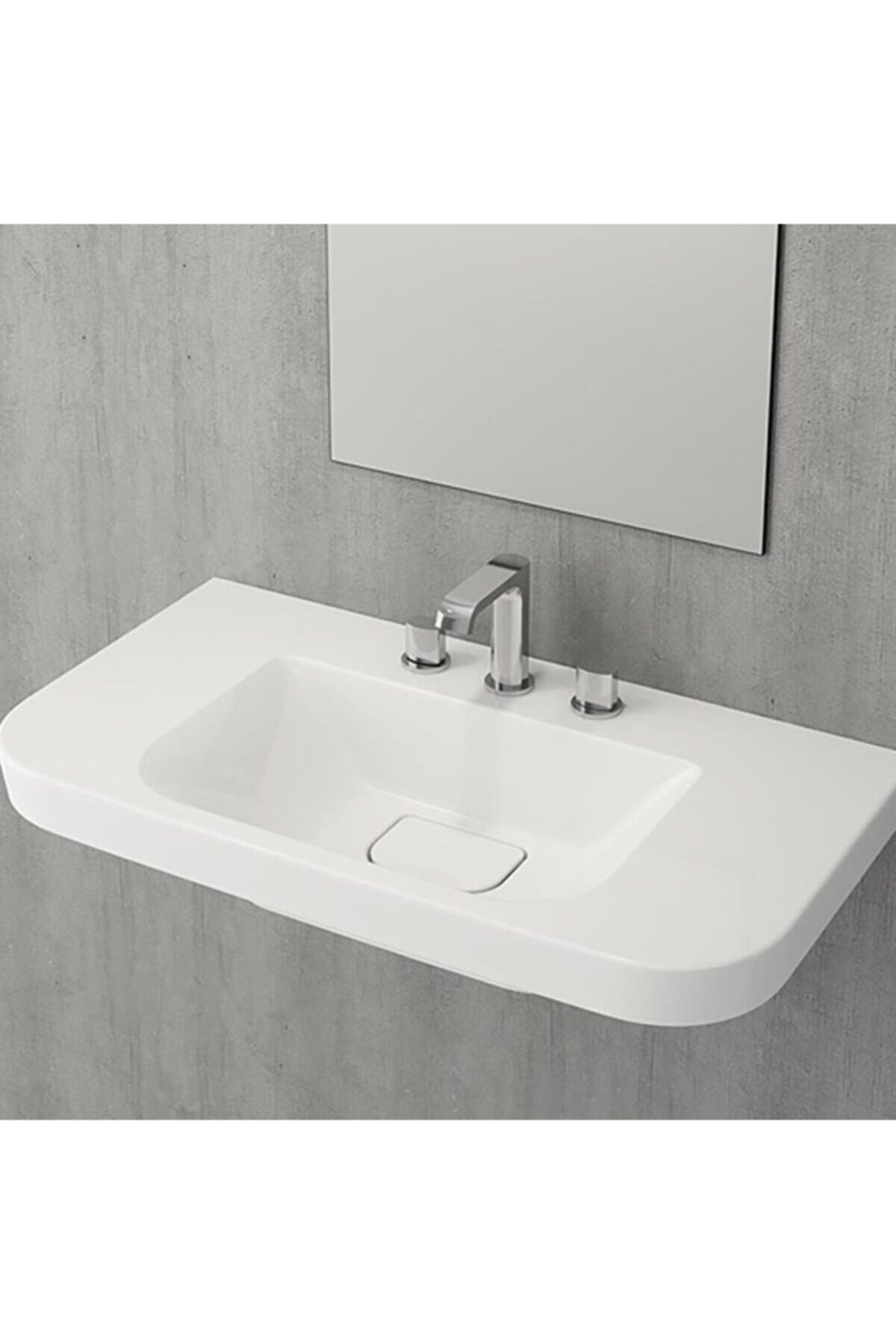 Bocchi Speciale Lavabo 85 Cm Parlak Beyaz 1449-061-0127