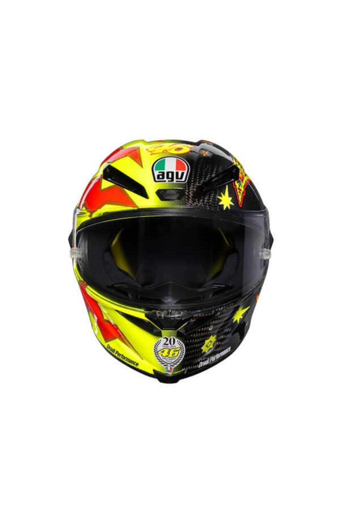 AGV Pista Gp R Limited Edition Rossi 20 Uyumlu  Years Kapalı Kask-ml