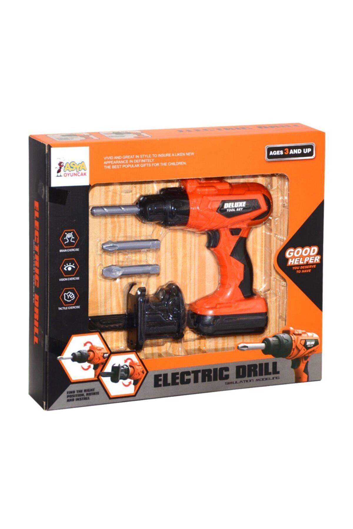 Asya Oyuncak Pilli Matkap Oyun Seti