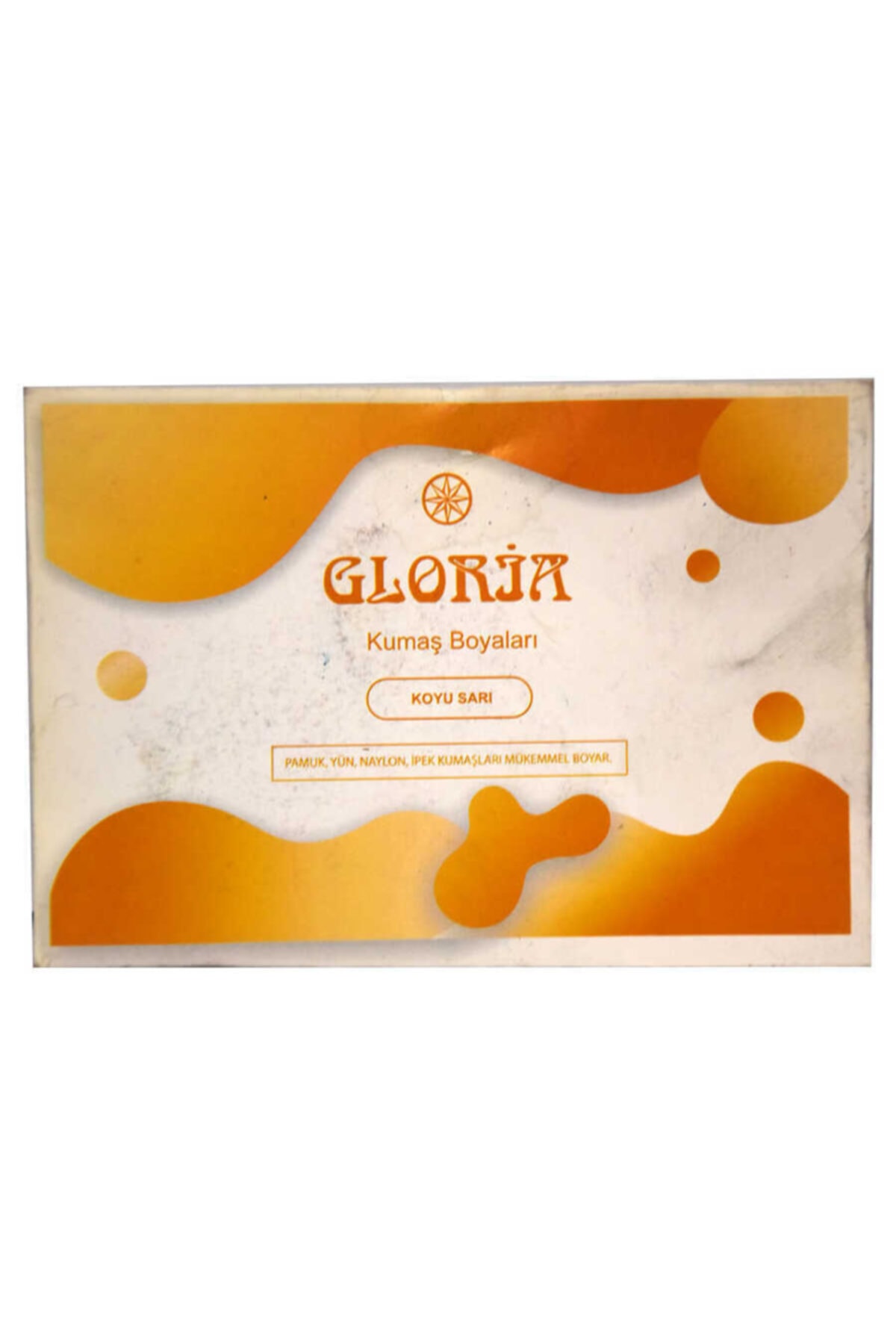 Gloria Koyu Sarı Kumaş Boyası10gr
