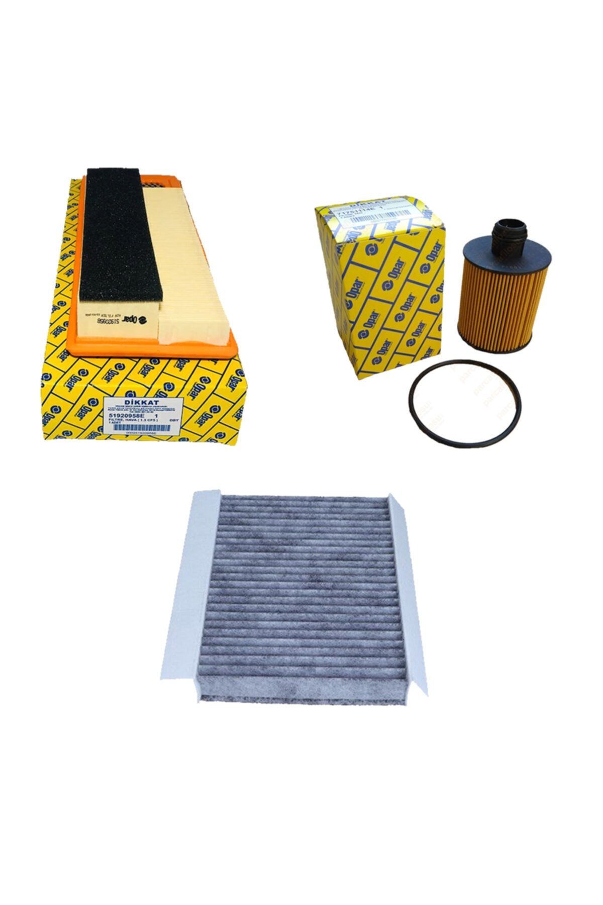 OPAR Fiat 500 L Euro 5 Filtre Bakım Seti 2012-sonrası 83-94 Bg