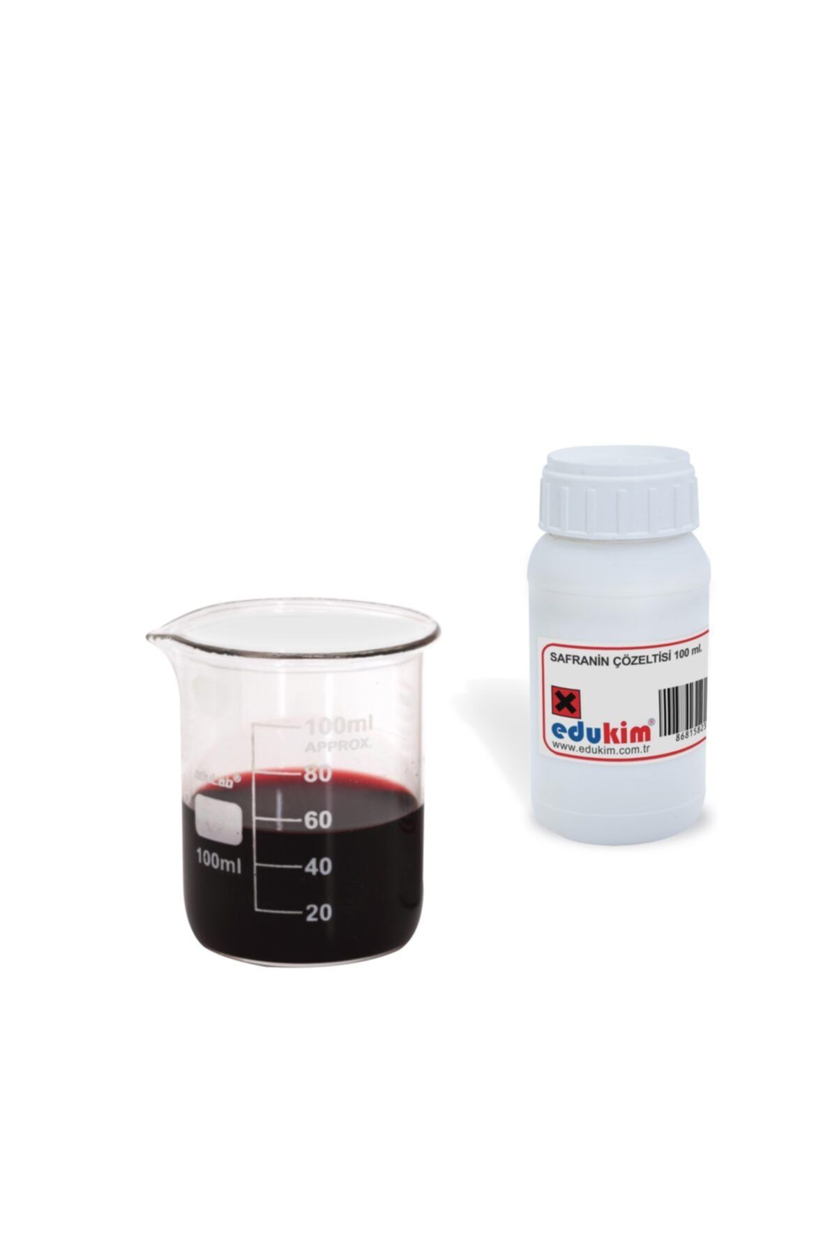 Edukim Safranin Çözeltisi (100 ml. Şişe)