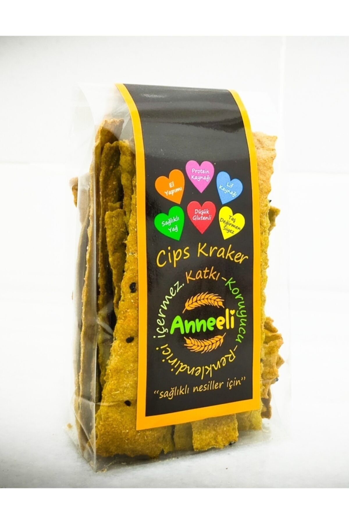 ANNEELİ GİBİ Siyez Kraker Zerdeçallı Mavi Haşhaşlı