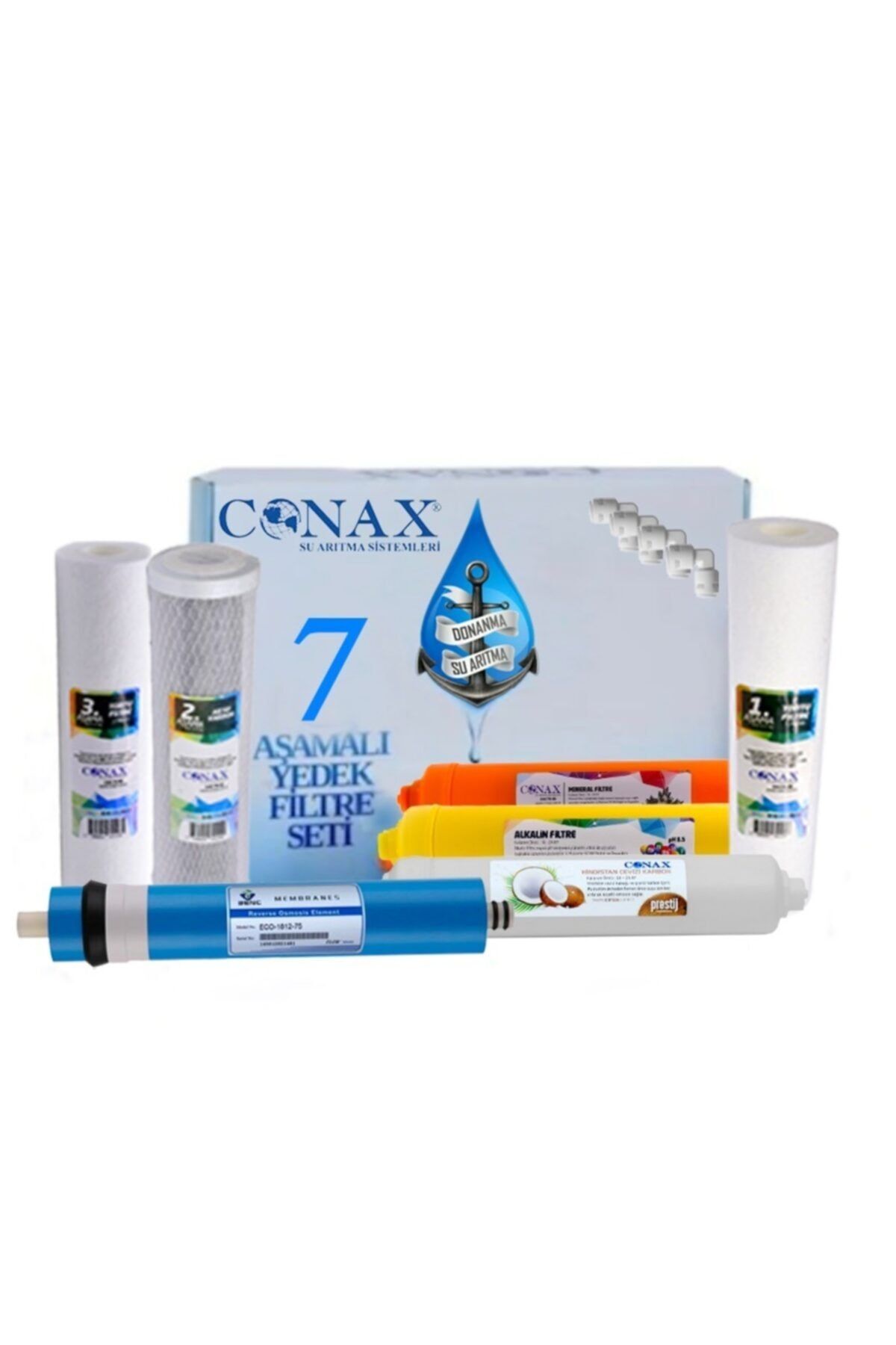 Conax Açık Kasa 7 li Filtre Seti Benc Membranlı Tüm Açık Kasa Cihazlar İçin