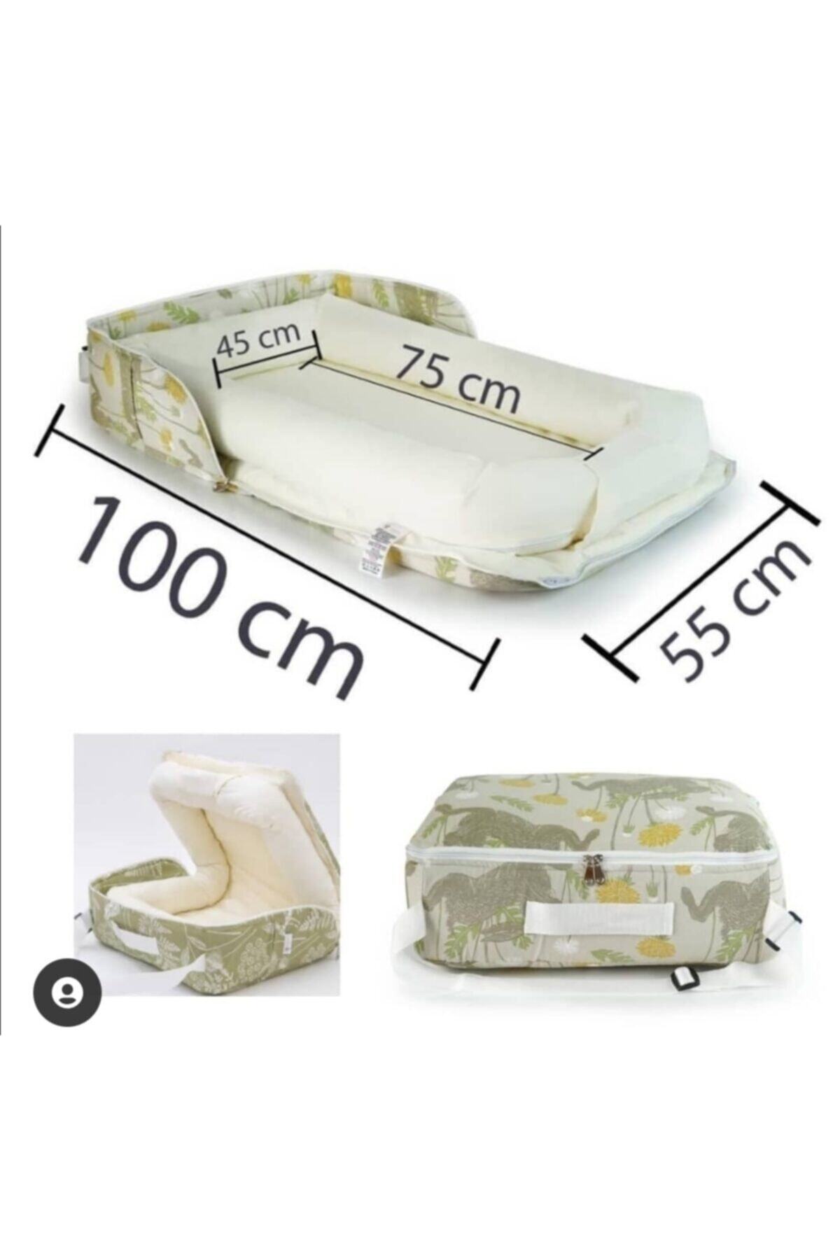 BONJİNİ Babynest Anne Yanı Bebek Yatağı Taşınabilir Çantaya Dönüşen Bebek Yuvası