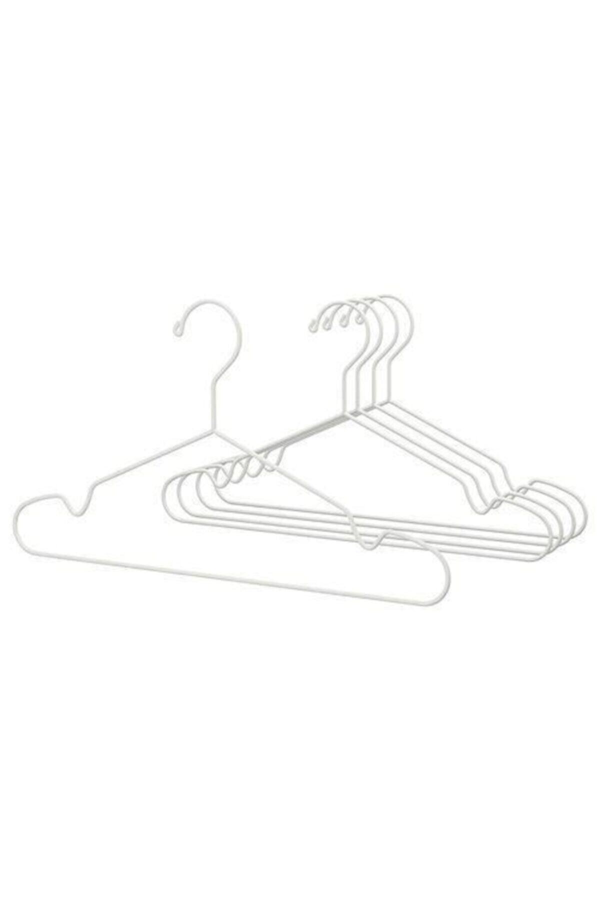 IKEA Stajlıg Beyaz Metal Askı ( 5'li Set )