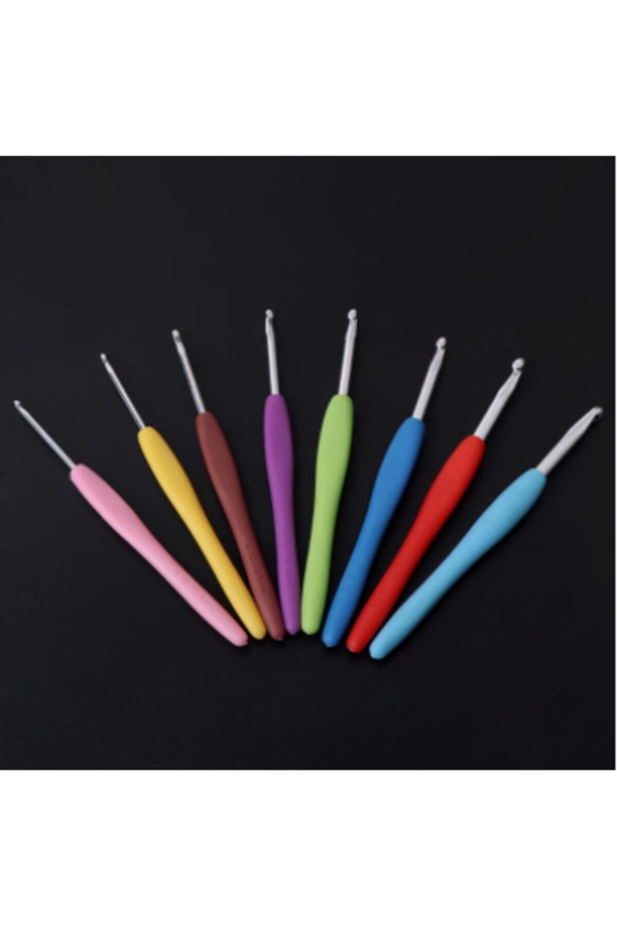 Mir Plastik Silikon Saplı Tığ Yeşil Renk 4mm (12'li)