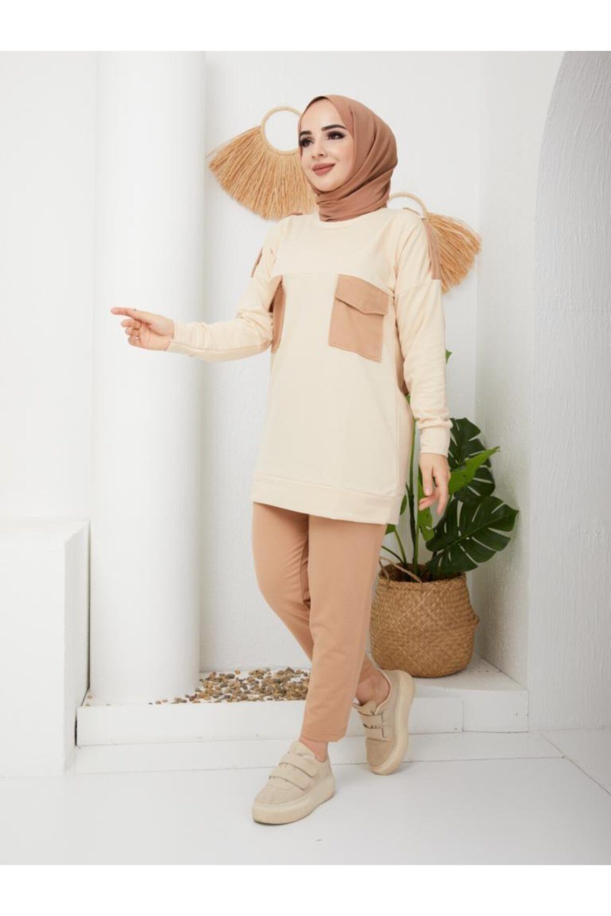 Moda Krash Cep Detaylı Spor Takım