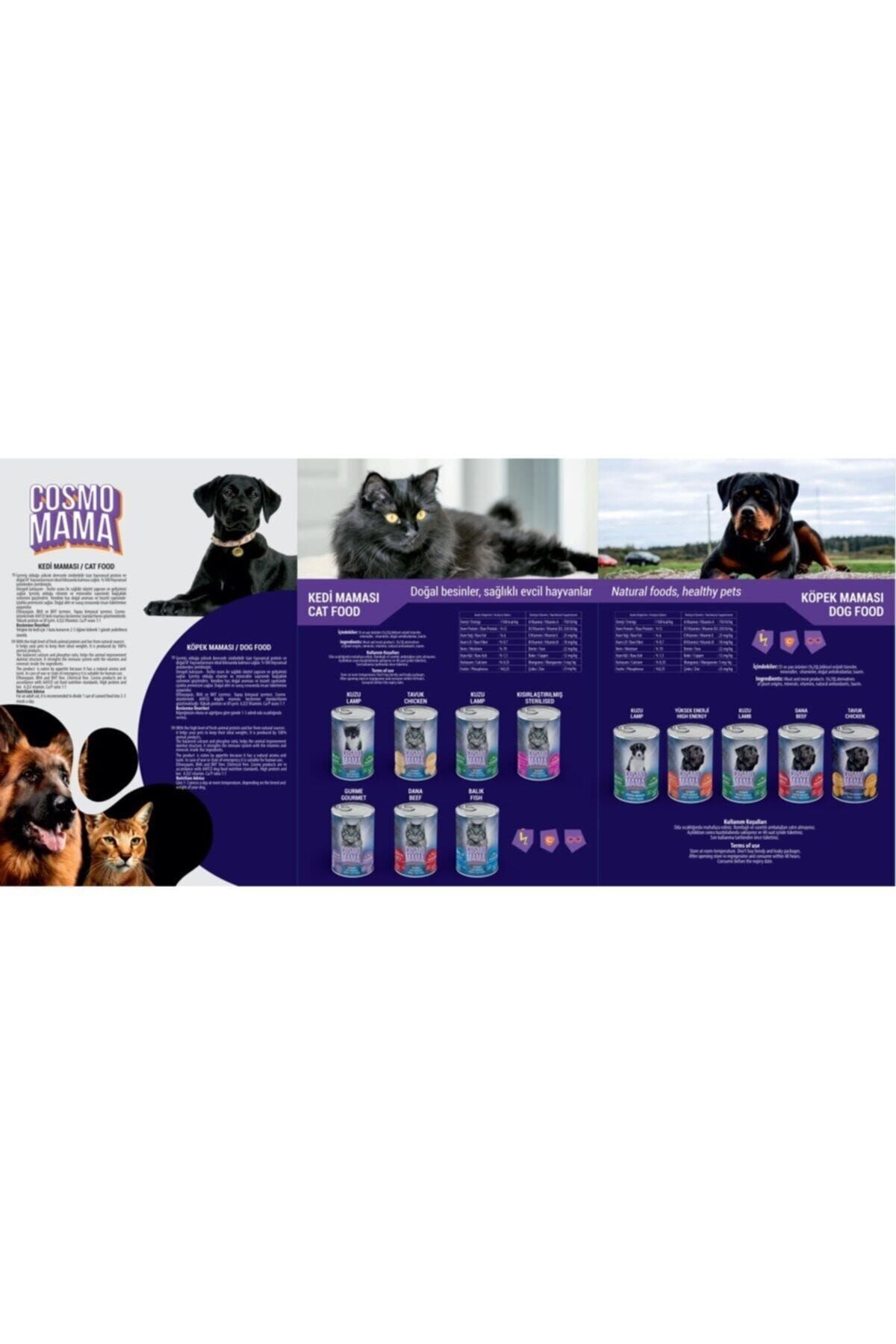 Cosmo Mama Easepet Cosmo 24 Adet Premıum Köpek Dana Etlı Yetıskın Yüksek Enerji Konserve Maması ( Hıgh Energy )