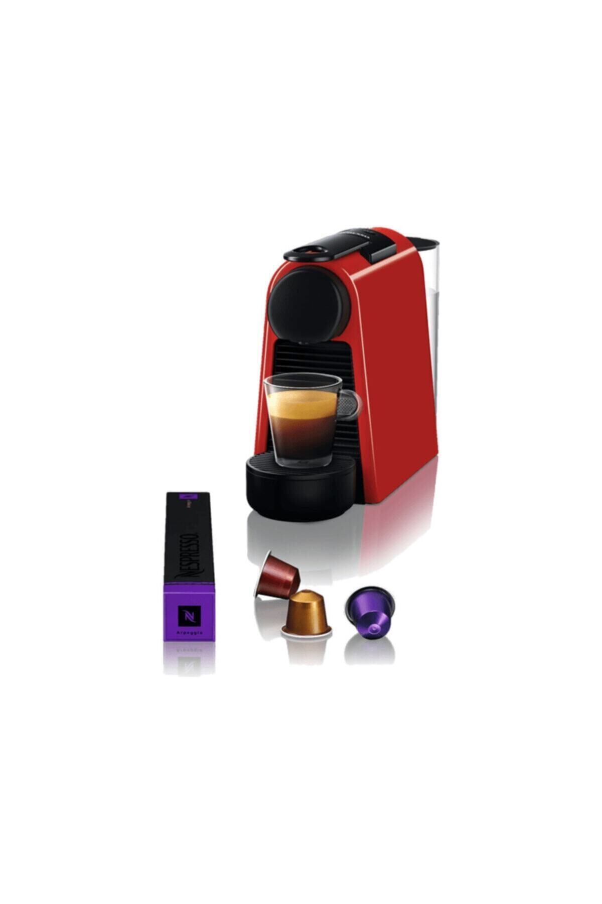 Nespresso Essenza Mini Kahve Makinesi Kırmızı D30