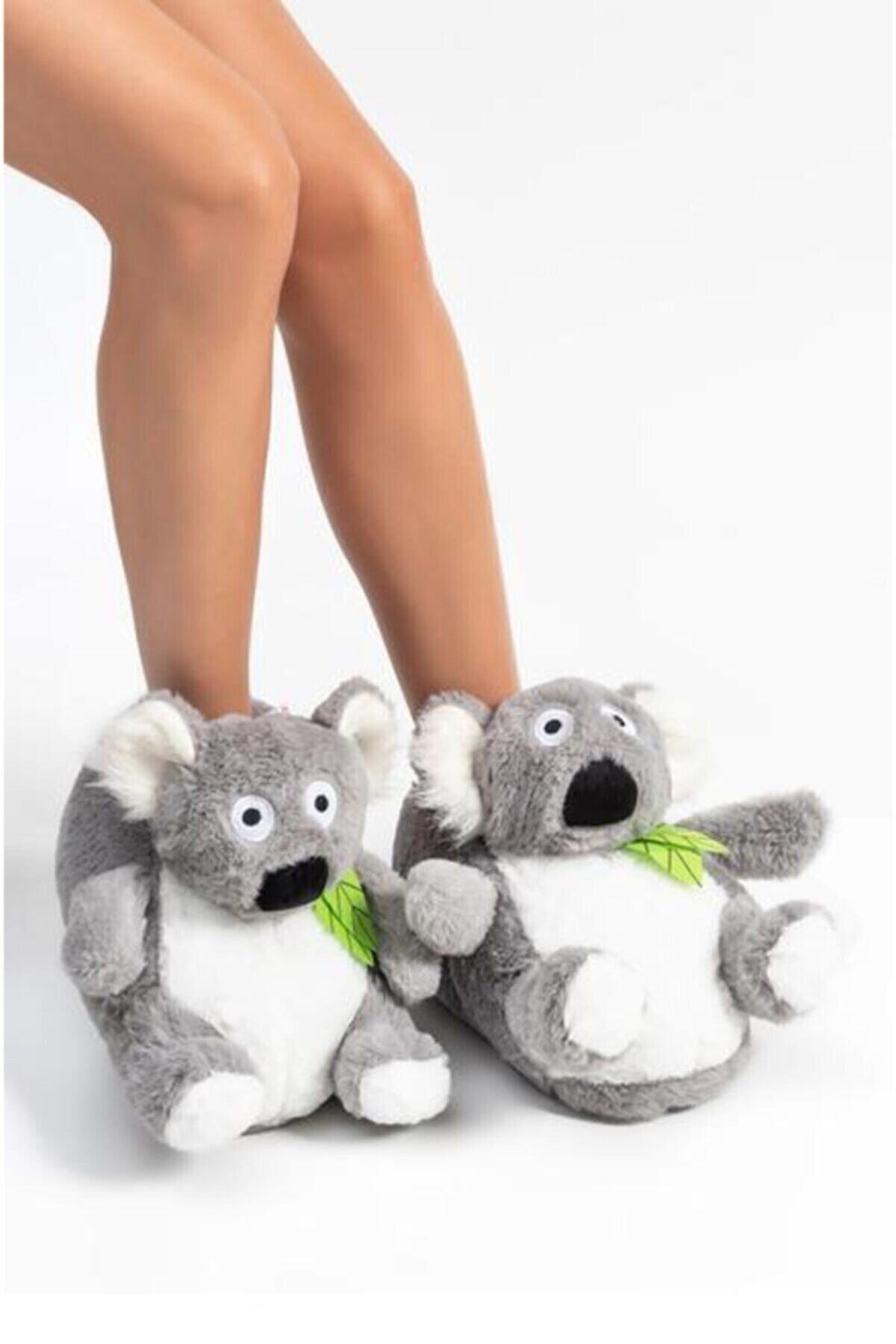 Twigy Tw Koala 2 Kadın Ev Içi Şık Hayvanlı Panduf