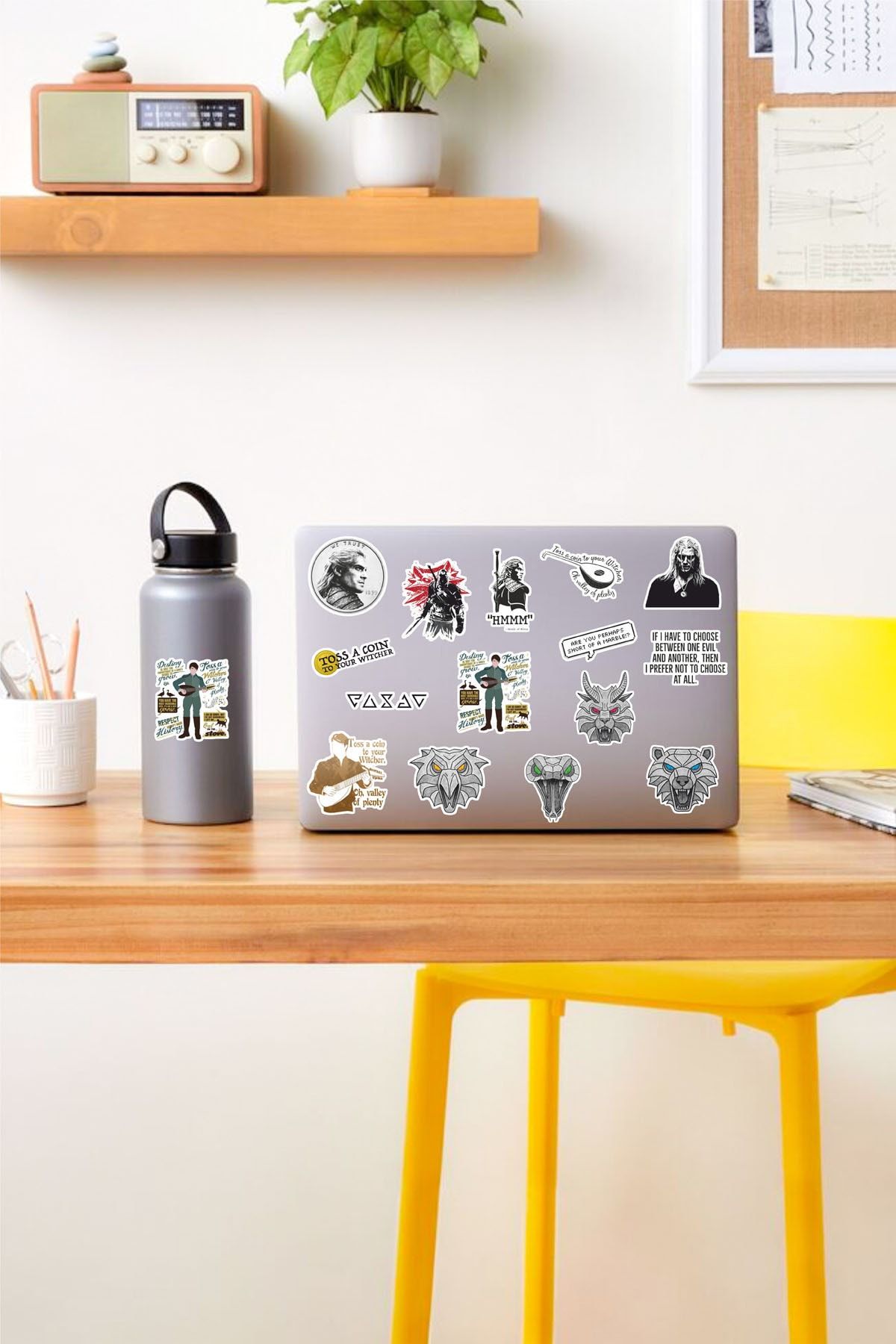 AR Sticker - The Witcher Laptop Notebook Tablet Sticker Set 2