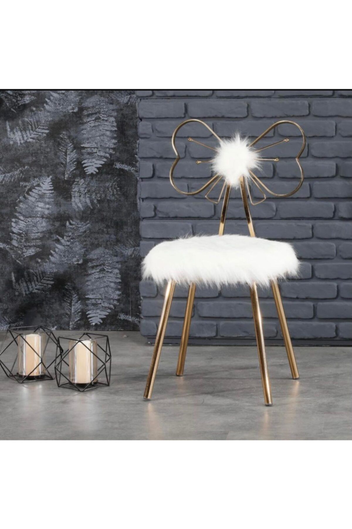 Ekgconcept Kelebek Model Peluş Sandalye