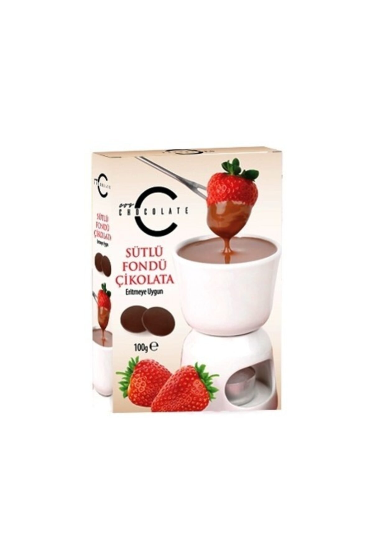 Cos Chocolate Fondü Çikolatası Sütlü 100 gr Kuvertür Pul Çikolata