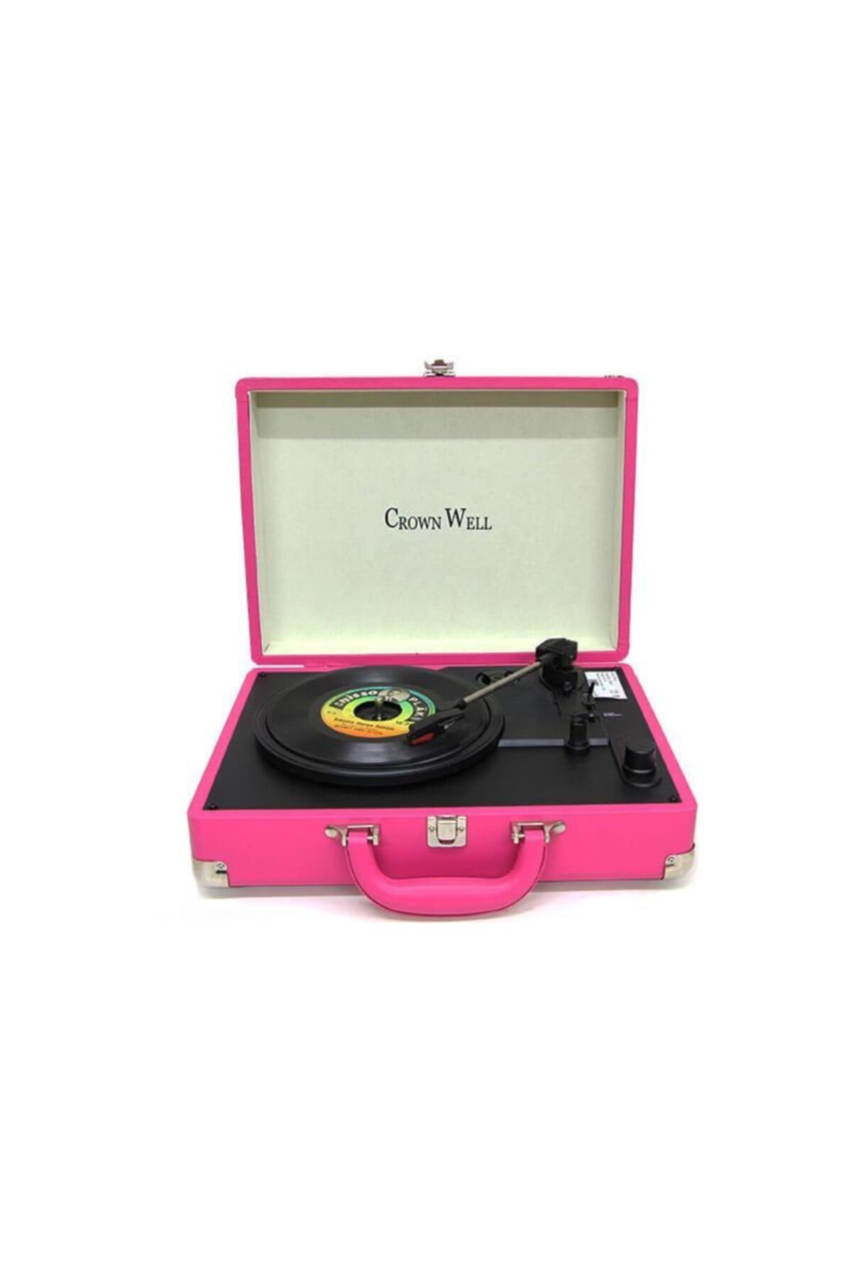 academyshop Pikap Çantalı Crownwell Yandan Hoparlörlü Pembe Hoparlör Girişli