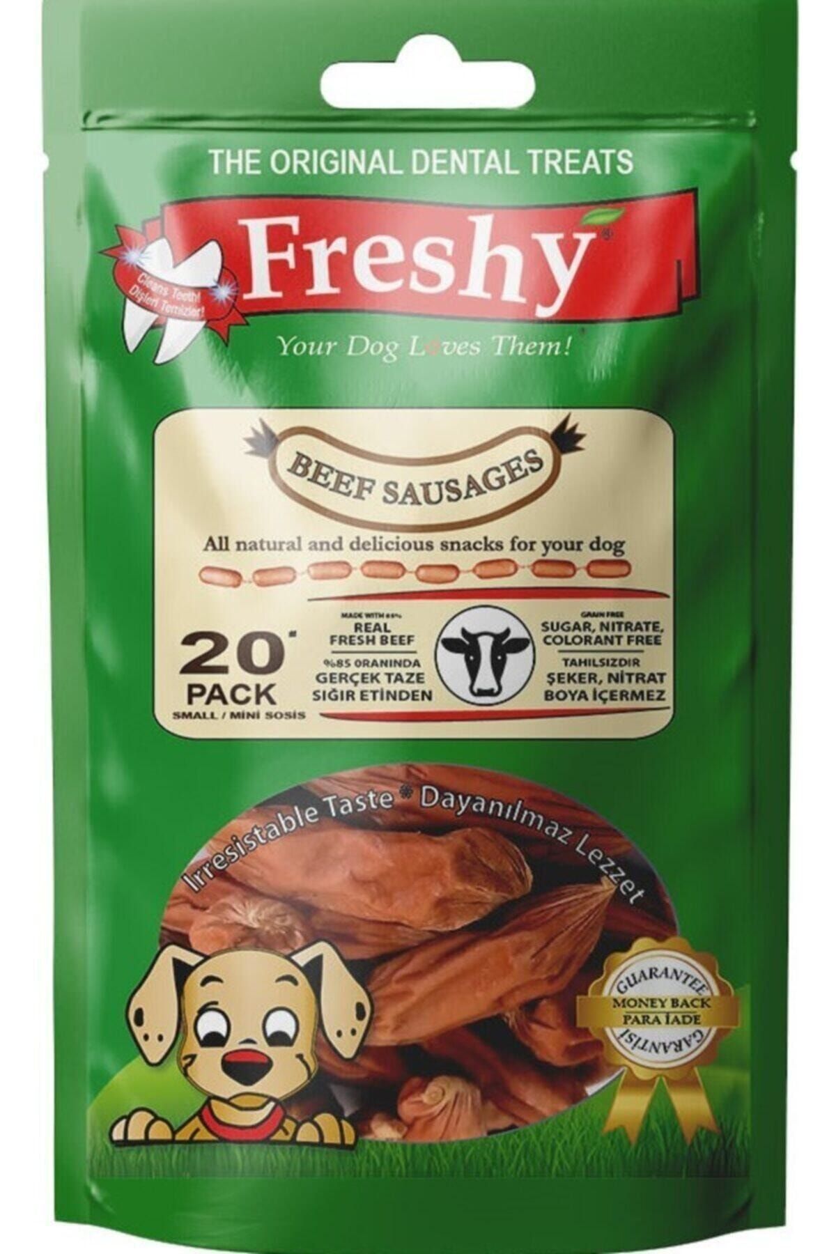 Litter Pearls Freshy Mini Sausages Small Küçük Boy Sosis Köpek Ödülü 100 Gr - 14 Ila 20 Adet