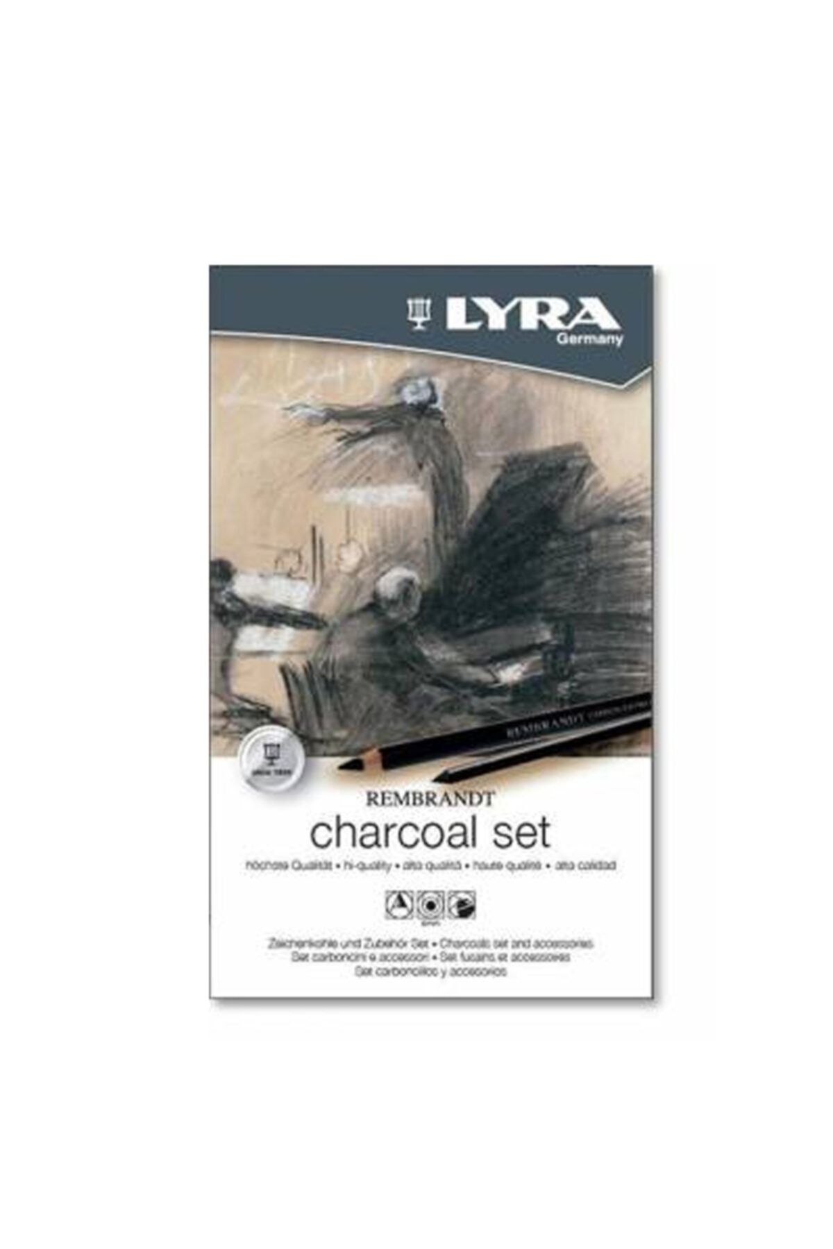LYRA Rembrandt Charcoal 12'li Çizim Kalem Set L2051112