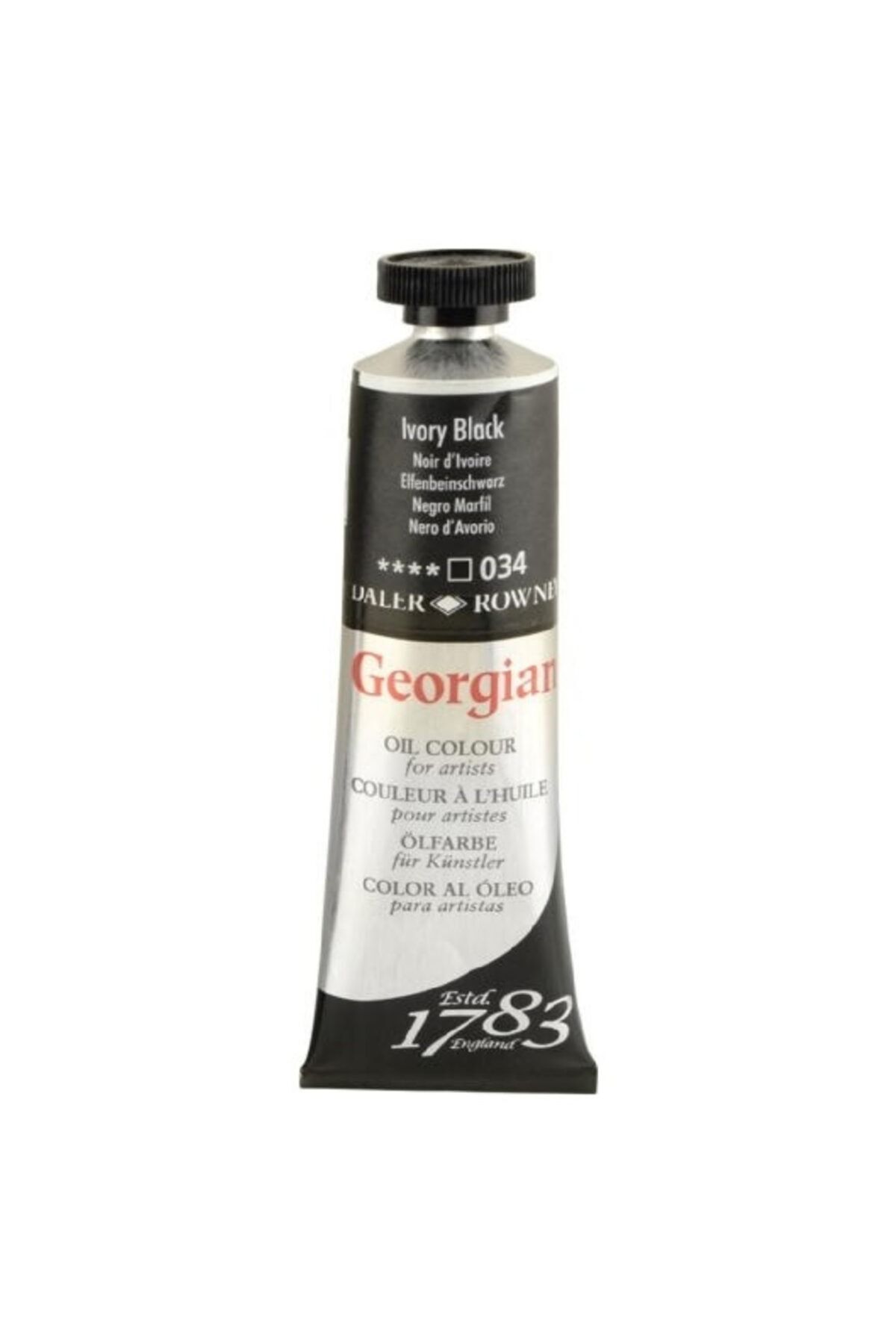 Daler Rowney Georgian Yağlı Boya Goc 38ml Ivory Black