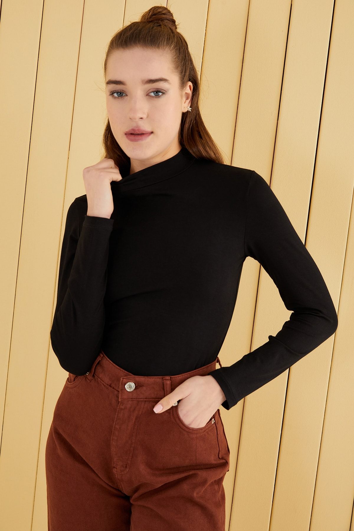 Bipantolon Kadın Siyah Body