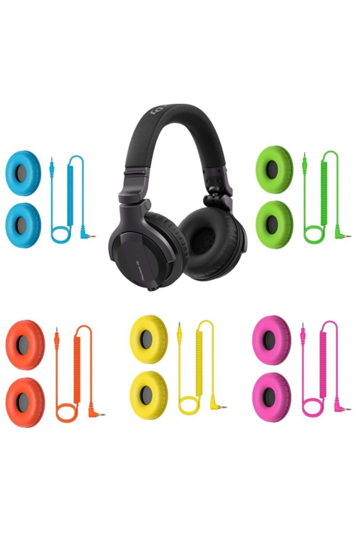 Pioneer Dj Hdj-cue1 Dj Kulaklığı + Pioneer Hc-cp08 Kulaklık Pad Ve Kablo