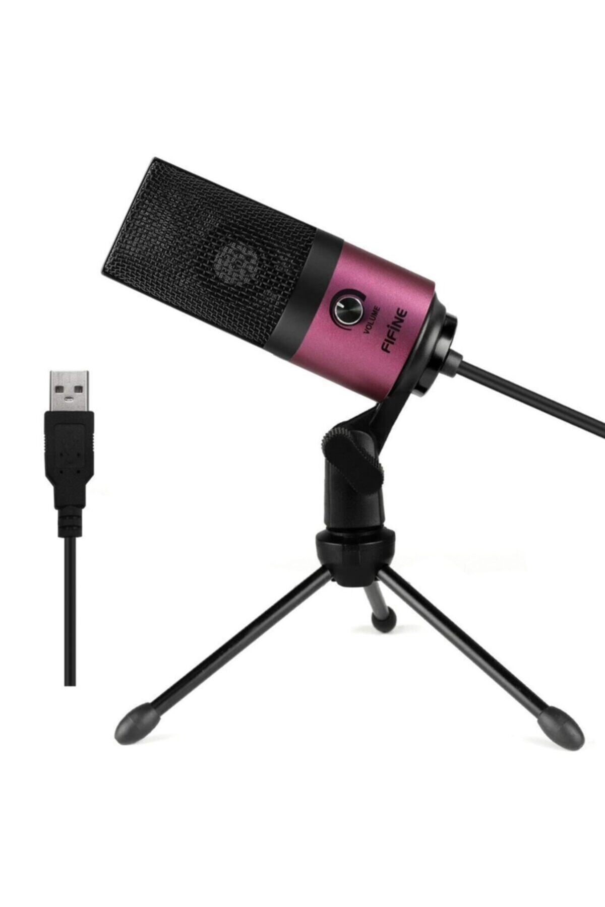 Fifine K669 Usb Mikrofon - Condenser Stüdyo - Youtuber - Twitch - Bilgisayar Mikrofonu