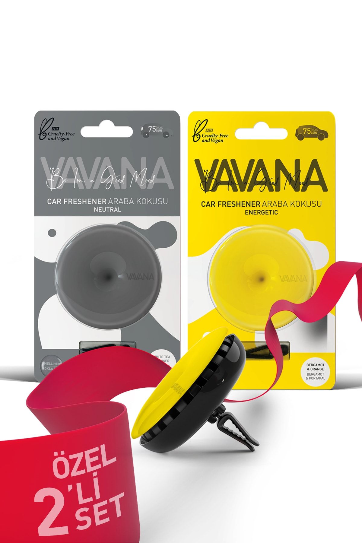 VAVANA Be In A Good Mood Araba Klima Kokusu Neutral - Energetic Set