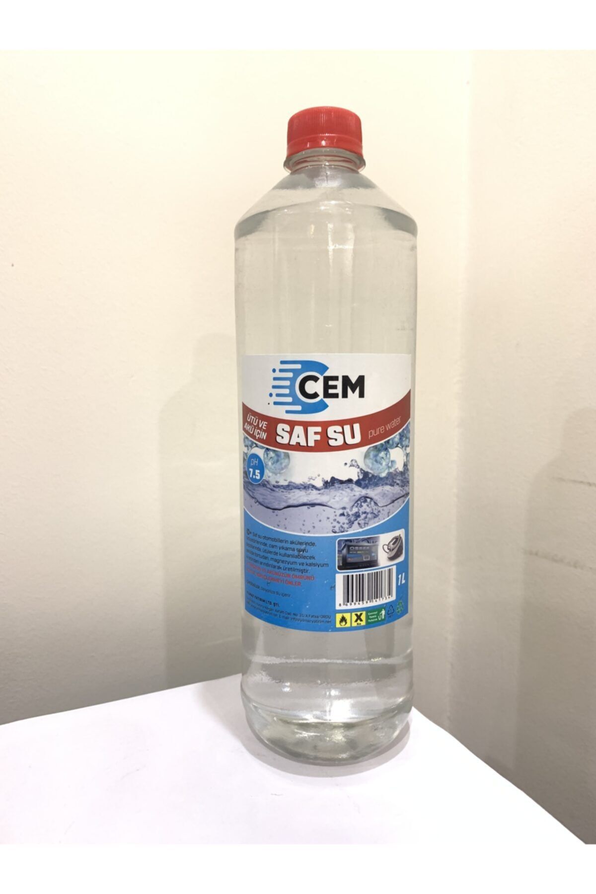 CEM OTO CAM SUYU Cem Saf Su Ütü Ve Akü Suyu 1 Litre
