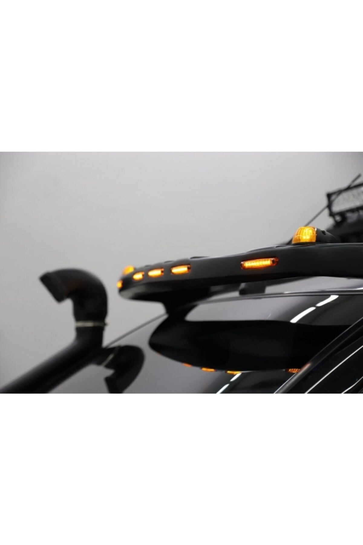 BoostZone Mitsubishi L200 Uyumlu Siyah Tavan Kep Moonvisör 2008-2013