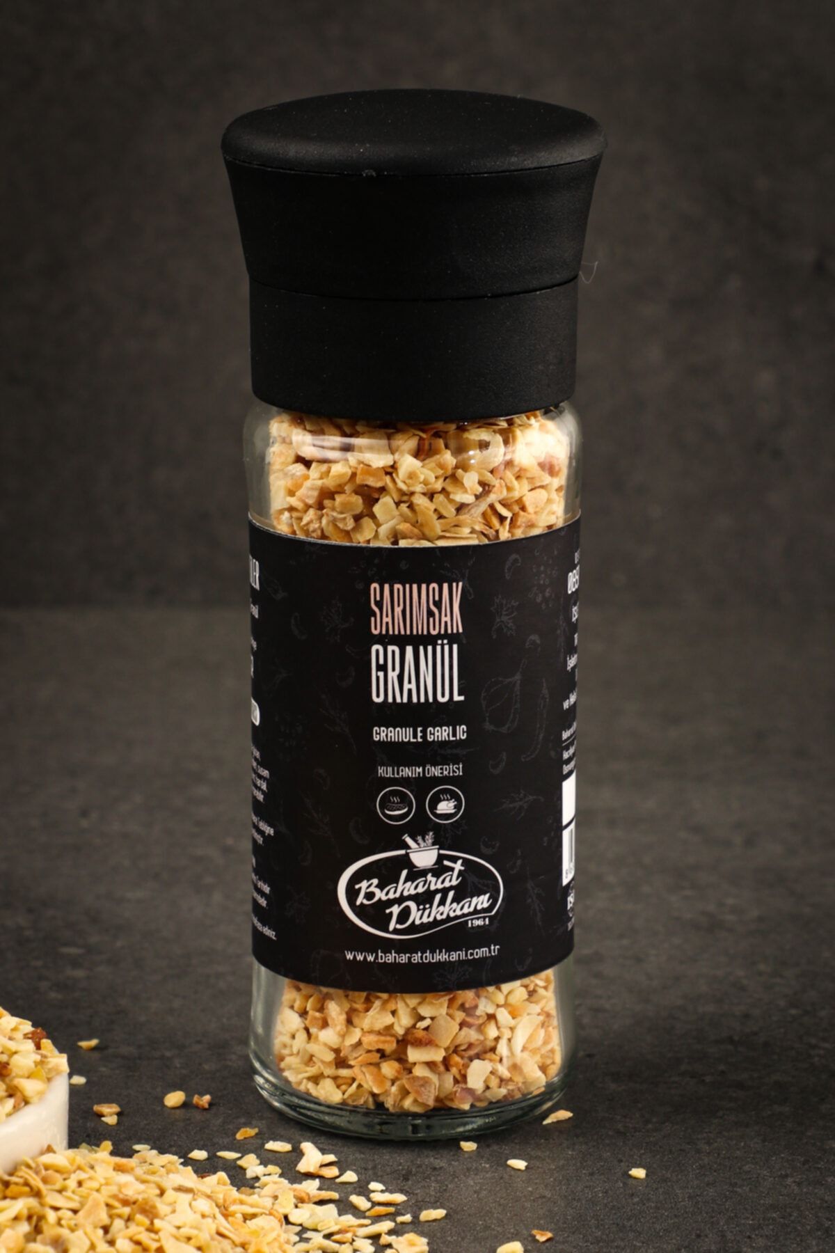 Baharat Dükkanı Sarımsak Granül 60gr (DEĞİRMEN KAPAK)