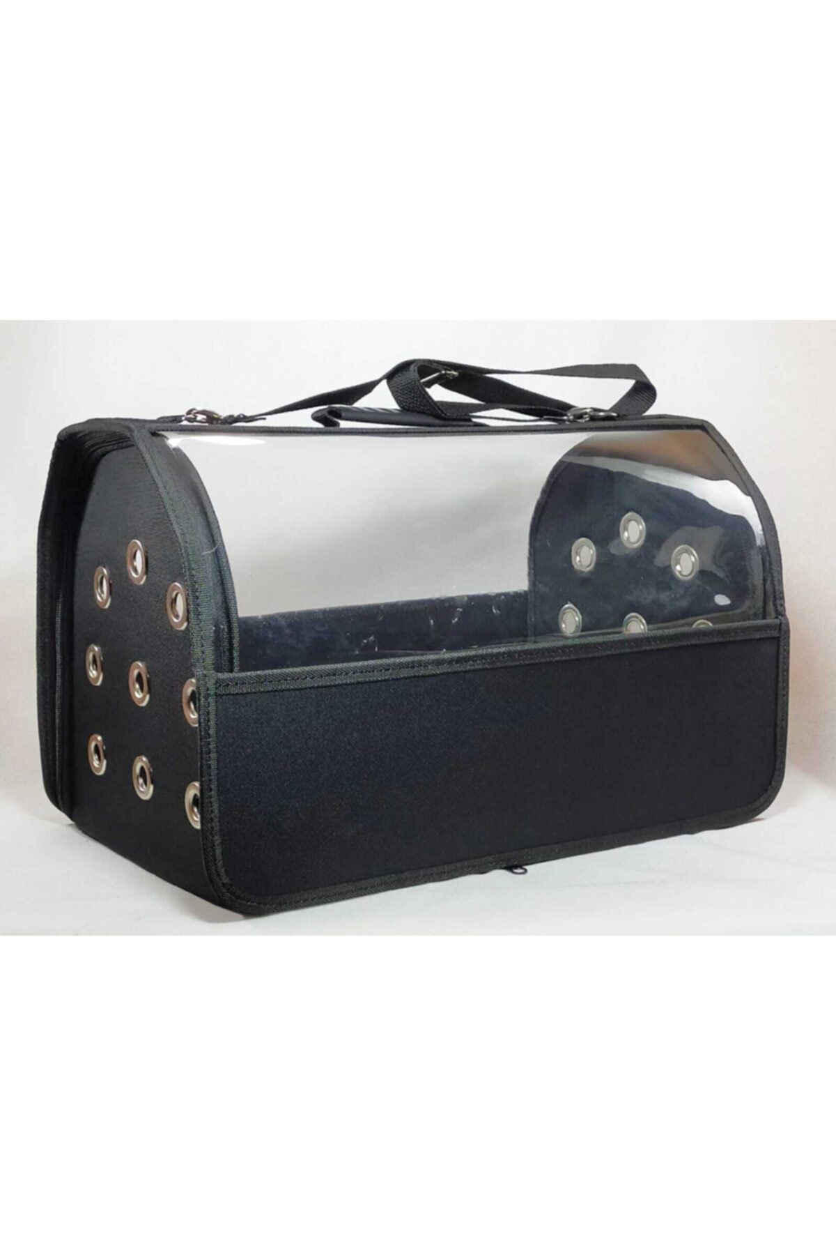 Dünyanın Çantası Siyah Flybag Şeffaf Kedi Köpek Taşıma Çantası
